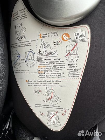 Детское автокресло от 0 до 36 кг