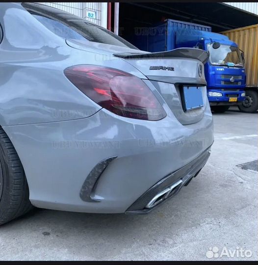 Спойлер на багажник mercedes w 205