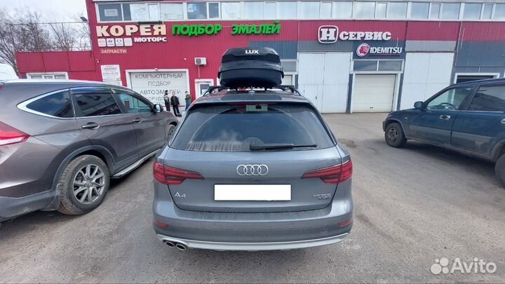 Бокс на крышу LUX irbis 206 черный глянец