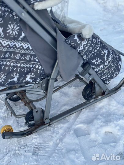 Коляска санки