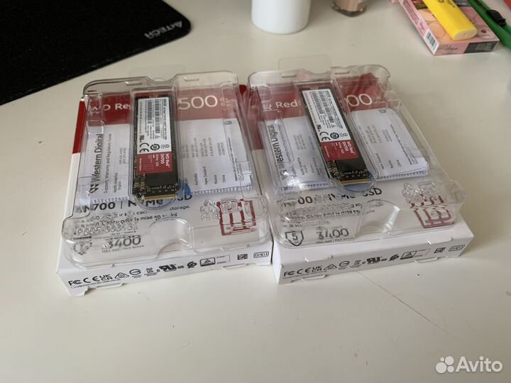 SSD накопитель WD Red SN700 500гб, M.2 2280 новый