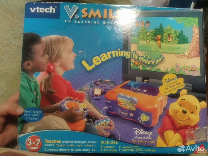 Детская игровая развивающая тв приставка V.Smile