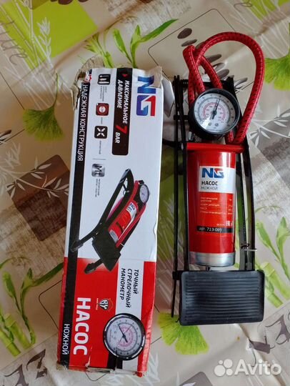 Насос для велосипеда ножной