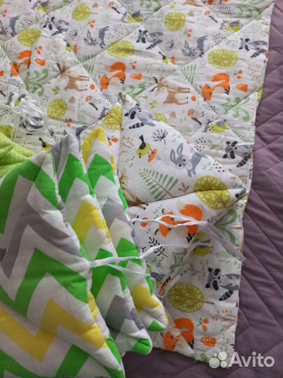 Подушки для детской кроватки с одеялом