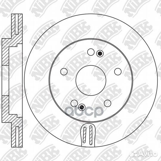 Диск тормозной KIA sportage/hyundai tucson 15