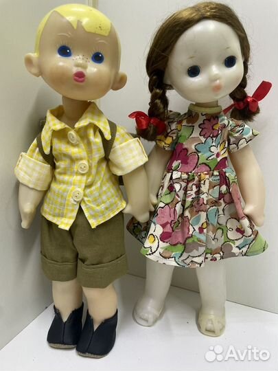 Куклы Вовка и его подружка