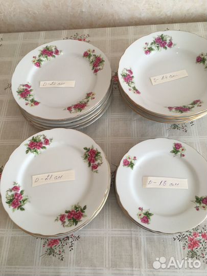 Набор японских фарфоровых тарелок