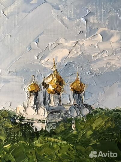 Картина маслом. «Рябина. Конец лета»