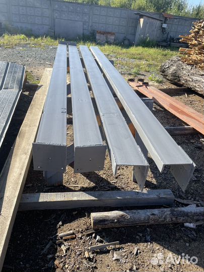 Каркас ангара 72м2, 4х18 высота 3,7 односкатный