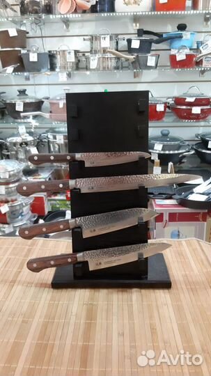 Нож Японский кухонный Слайсер SunCraft 24см