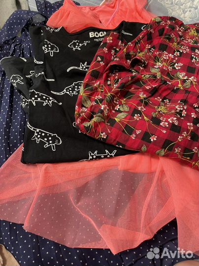 Вещи пакетом для девочки р. 128