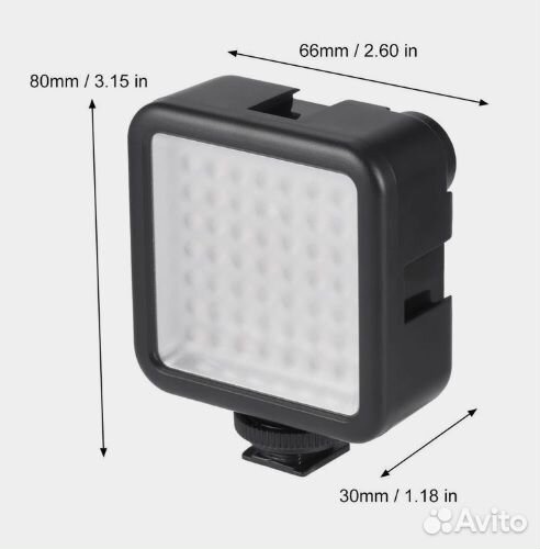 Лампа накамерная 49LED