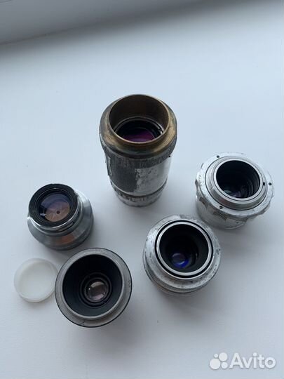 Объективы СССР для творчества и экспериментов 5шт