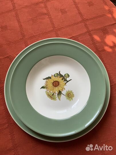 Тарелки Wedgwood Sunflower винтаж