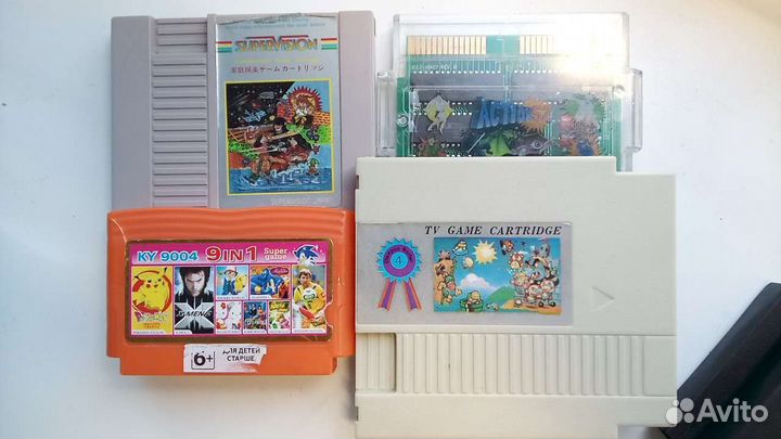 Катриджи dendy NEC Sega редкие