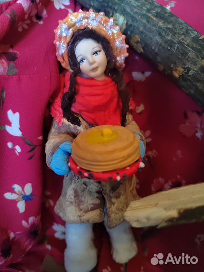 Ватные куколки на Масленицу