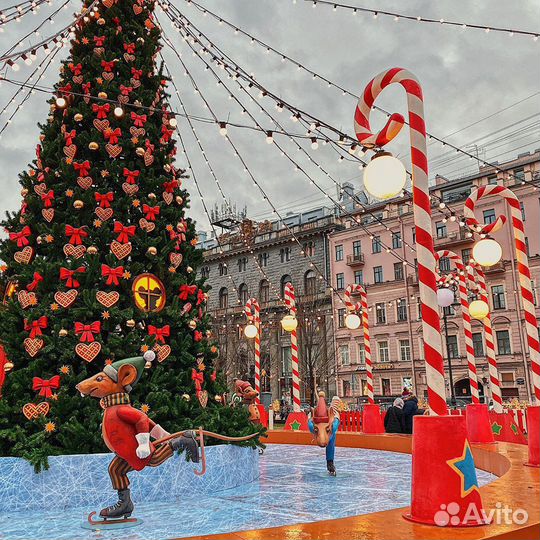 Новогодние жд - туры в Санкт-петербург