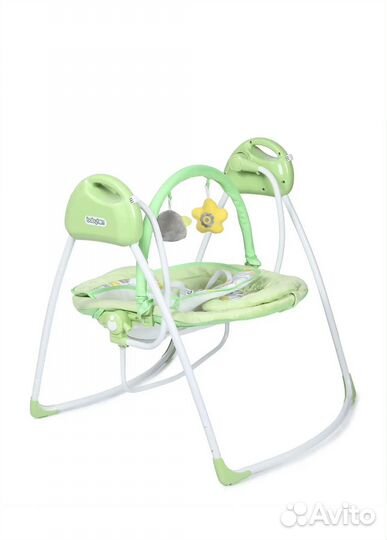 Детский шезлонг/электроные качели 2 в 1