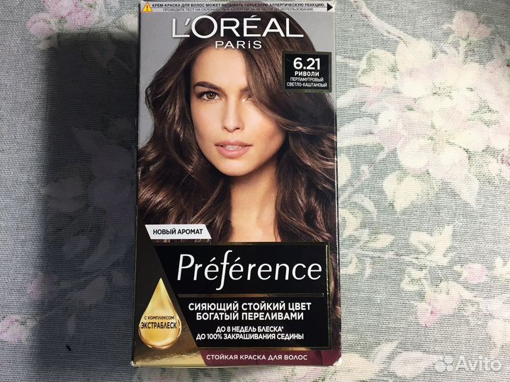 Краска для волос loreal paris preference 6.21