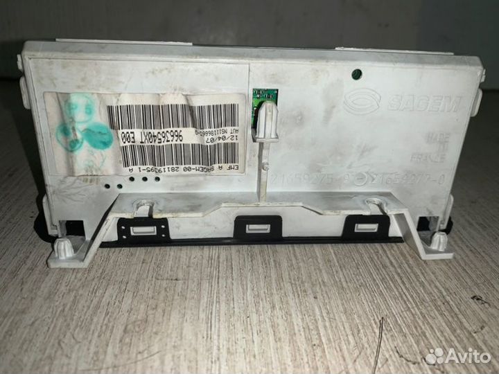 Монитор Peugeot 206 хэтчбек 4дв. 1 2007