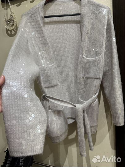 Кардиган Ermanno Scervino в паетках