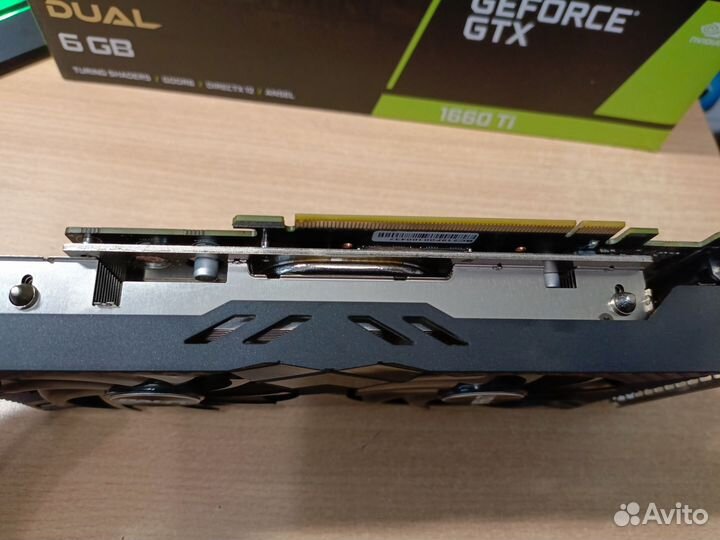 Видеокарта Palit GTX 1660ti 6gb ос