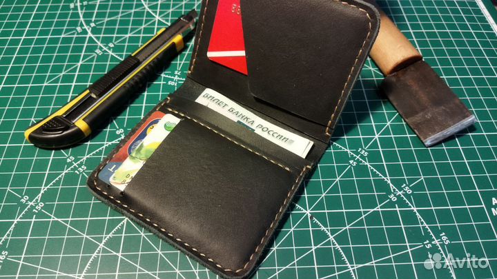 Портмоне мужское из натуральной кожи