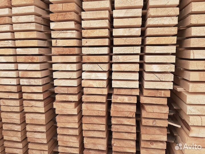 Строганная доска 40х150х6000 ель Сухой