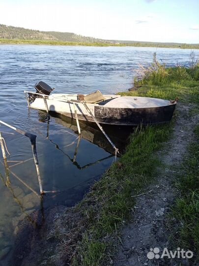 Казанка с мотором