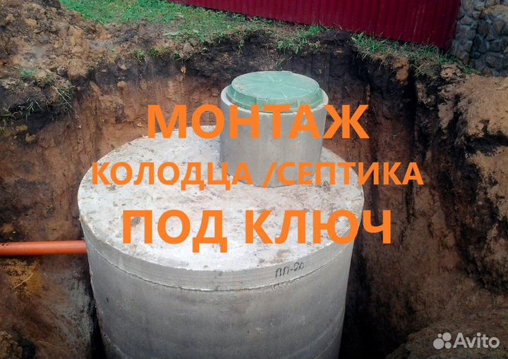 Септик для дачи Эконом-1,4куб.м-Доставка/Установка