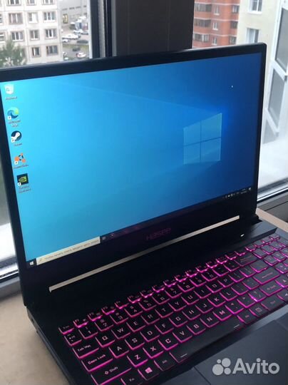 Мощный игровой ноутбук Hasee