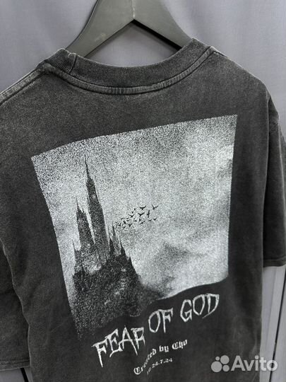 Футболка Fear of god варенка (оверсайз)