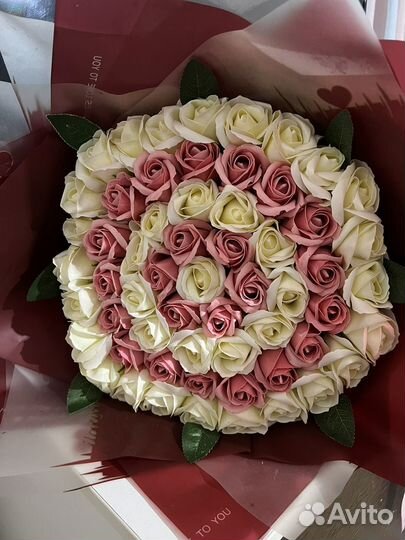 Букет цветов из мыла