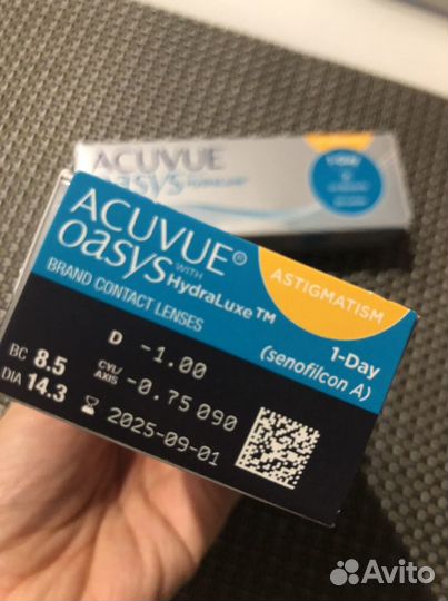 Контактные линзы acuvue oasys 1-Day Астигматизм
