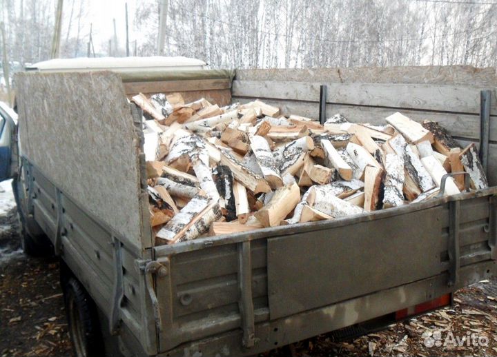 Дрова с доставкой бортовой машиной от 6м3