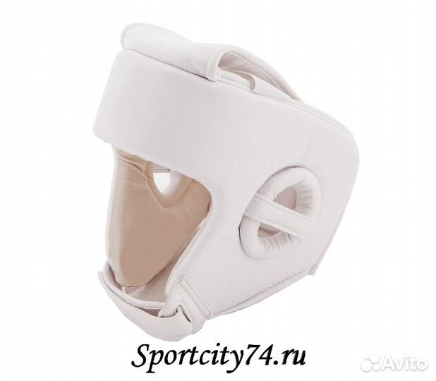 Шлем BFS открытый кожа белый (S)