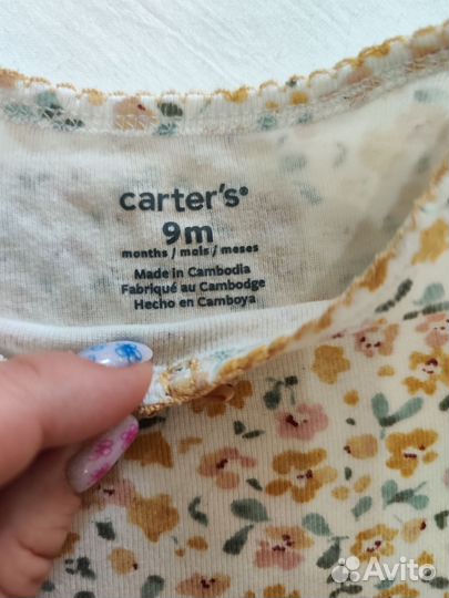 Боди для девочки 74 carters
