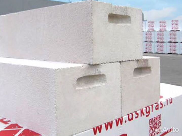 Блоки Грас, газобетон, пеноблоки с доставкой