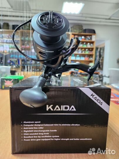 Катушка с байтраннером Kaida Assassin 60BR