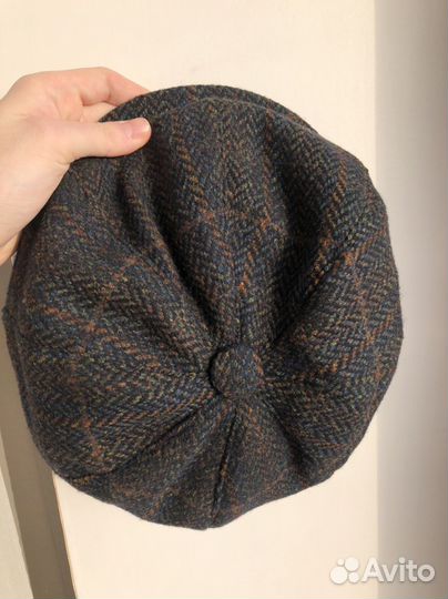 Кепка-восьмиклинка твид