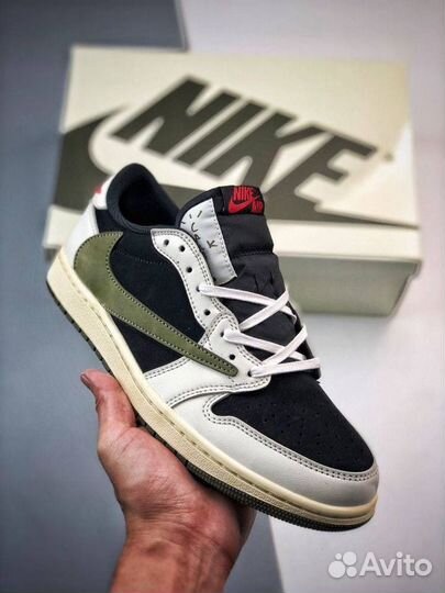 Кроссовки Nike air jordan 1 travis scott