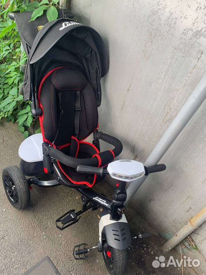 Велосипед коляска с ручкой