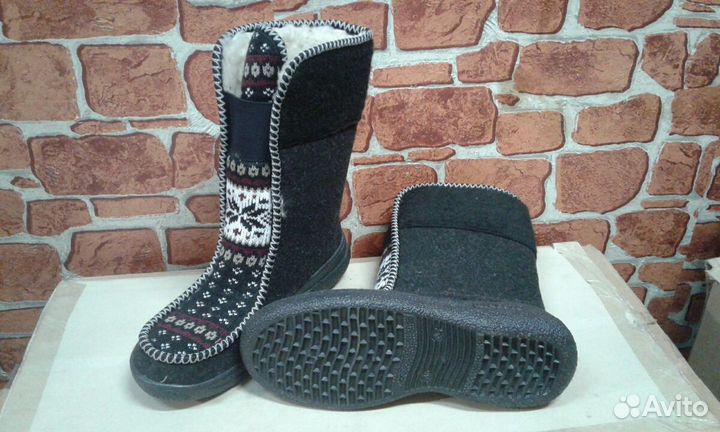 Ботинки войлочные