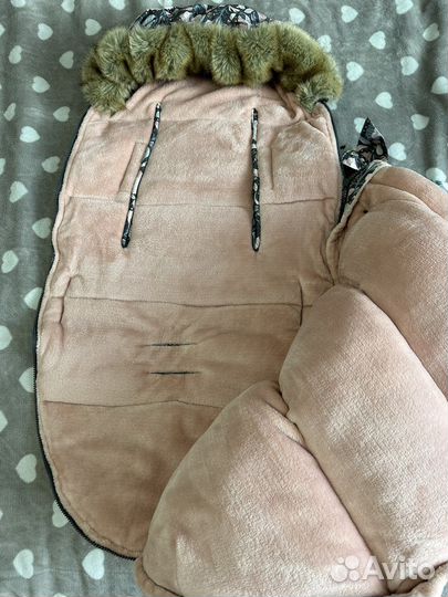 Новый зимний конверт в коляску-санки