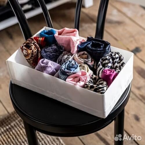 Ящик органайзер с отделениями IKEA Стук 20х34х10