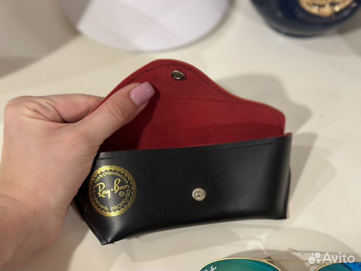 Солнцезащитные очки в стиле Ray Ban зеркальные