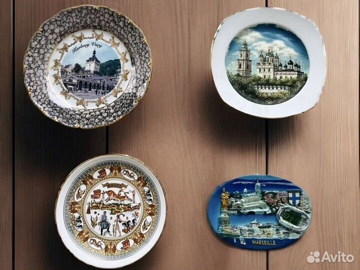 Тарелка настенная из разных стран