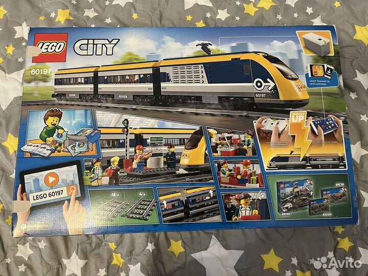 Lego city поезд