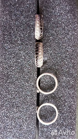 Серьги серебро