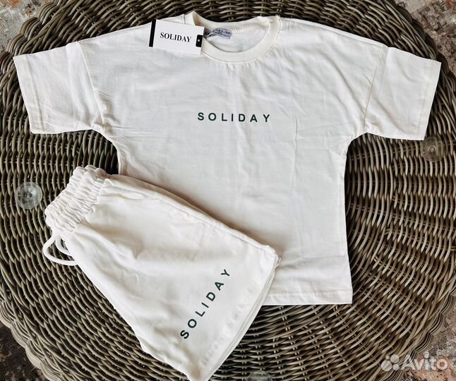 Костюм Soliday белый р.104,110,122,146